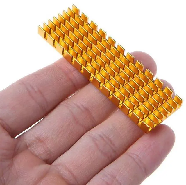 Alt view image 4 of 6 - Heatsink Heat Dissipation Radiator M.2 NGFF Cooling Heat Sink Heat Thermal Pads for M.2 NGFF 2280 PCI-E NVME SSD