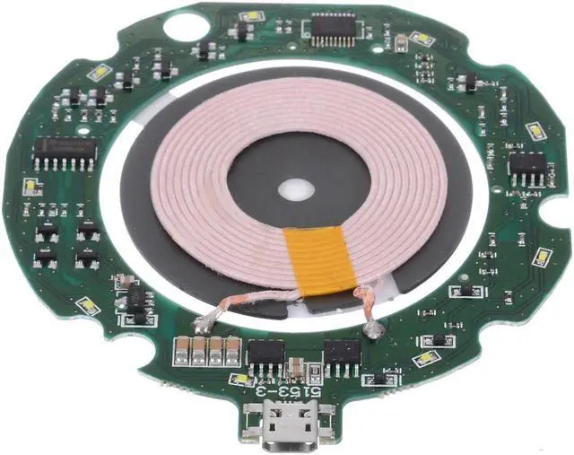 Alt view image 3 of 5 - Quality Standard 10W Qi Fast Wireless Charger Module Transmitter PCBA Circuit Board + Coil DIY Charging