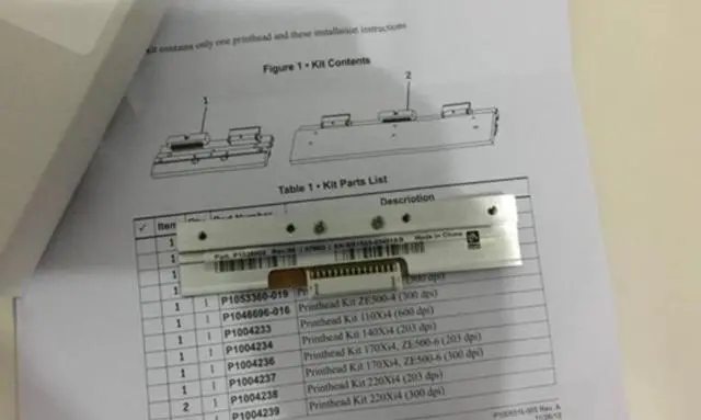 Alt view image 2 of 2 - PrintHead 203 DPI PrintHead ZT230 new original zt210 Print head No bracket