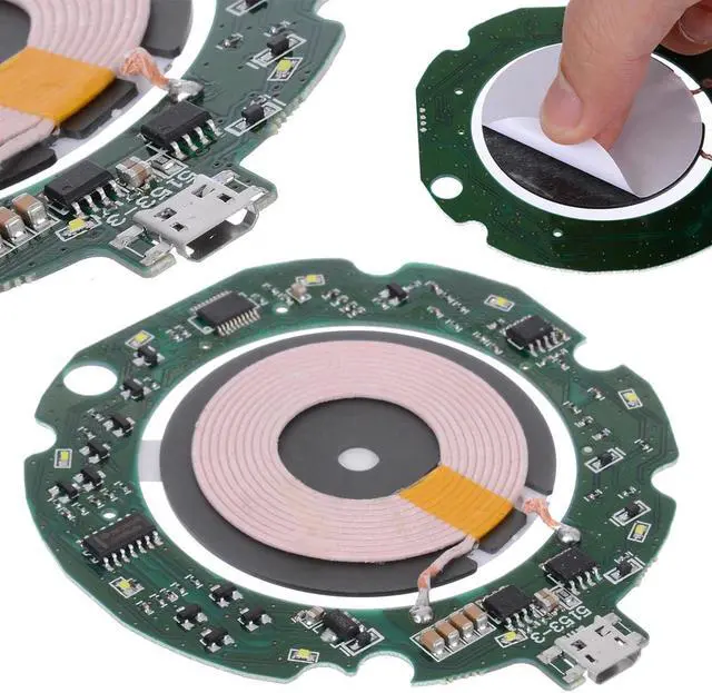 Main image of Quality Standard 10W Qi Fast Wireless Charger Module Transmitter PCBA Circuit Board + Coil DIY Charging