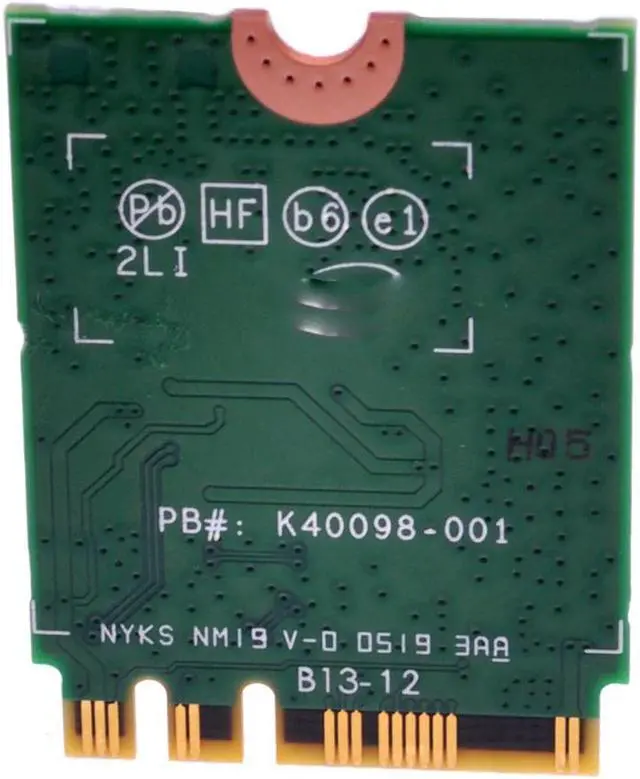 Alt view image 2 of 3 - 802.11ac 802.11ax 2.4Gbps Wireless M2 NGFF Mini PCI-e WiFi Adapter+ Bluetooth 5.0 WLAN Card for Intel Wi-Fi 6 AX200