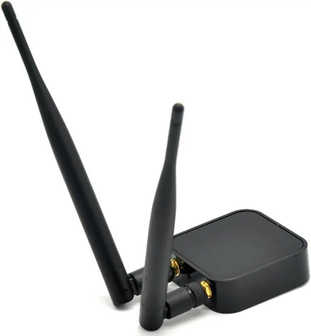 Alt view image 2 of 5 - RT3572 Dual Band 600Mbps WiFi USB Adapter WiFi Adapter with 2 x 6dBi External WiFi Antenna for SamSung TV Windows 7/8/10