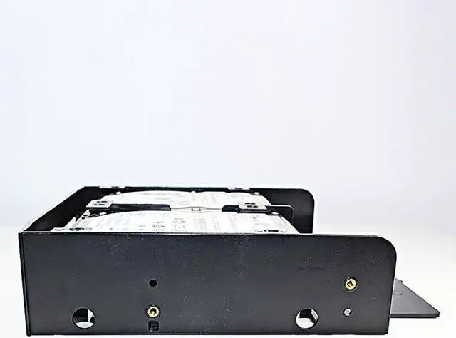 Alt view image 2 of 3 - 5.25" To 3.5" 2.5" Hdd/Ssd Floppy-Drive Bay ray Bracket Mounting HDD Adapter SSD Hard Drive Supports up to 6*2.5" hard drives