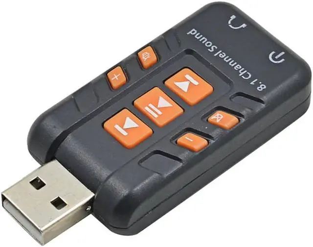 Alt view image 3 of 5 - Arrival USB To 3D Audio External USB Sound Card 8.1 Channel Adapter Tarjeta De Sonido For Windows Vista/XP Win7 Win8