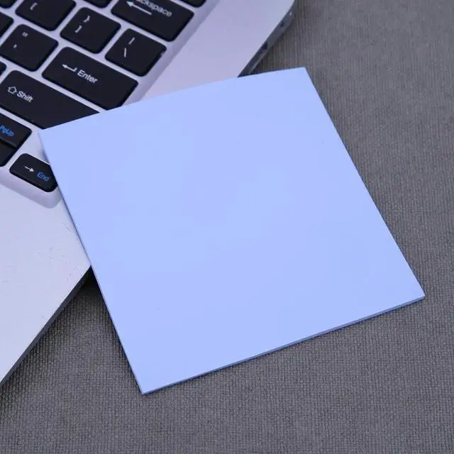 Alt view image 4 of 5 - 100x100mm 0.5mm Cooling Silicone Thermal Pad Sheet Computer CPU Graphics Card Chip Heat Sink Radiator Thickness Laptop Heatsink