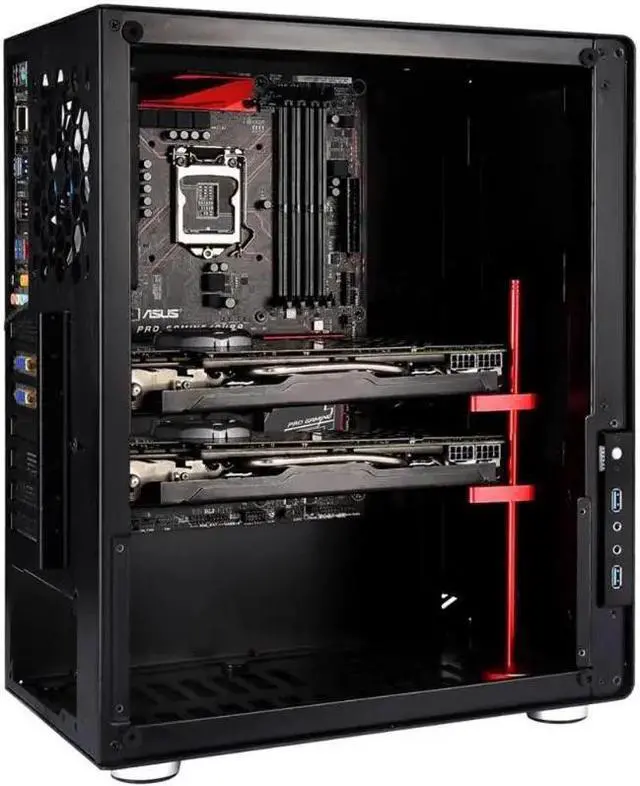 Alt view image 2 of 5 - Magnetic Graphics Card Holder Stand Jack Desktop PC Computer Case Video Card Water Cooling System Support Holder Bracket
