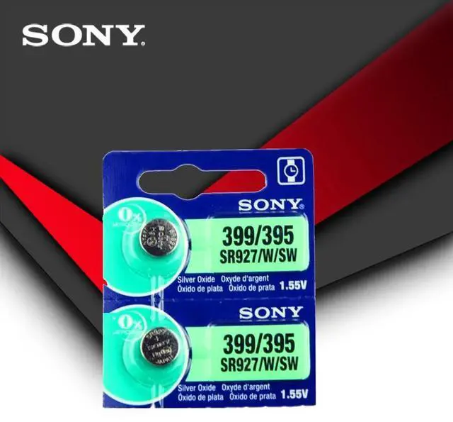 Alt view image 2 of 3 - 5pc Sony 395 SR927SW 399 SR927W LR927 AG7 1.55V Watch Battery SR927SW 395 Button Coin Cell MADE IN JAPAN