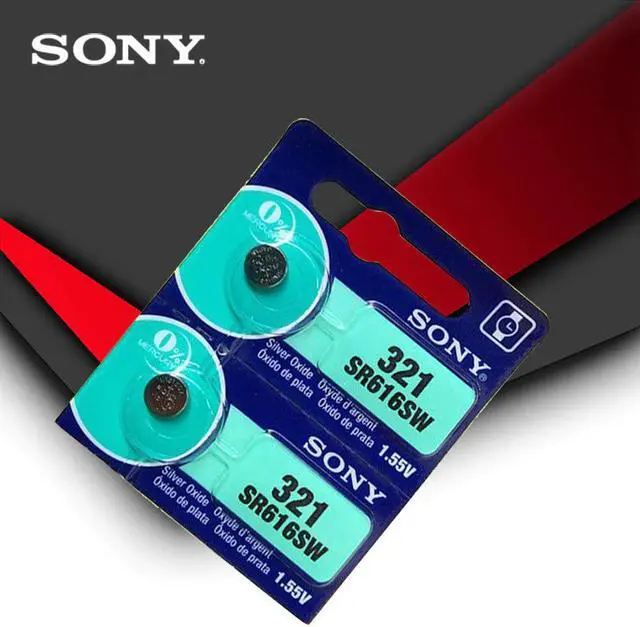 Alt view image 2 of 3 - 15pcs Sony 321 SR616SW 1.55V Silver Oxide Watch Battery SR616SW 321 Button Coin Cell MADE IN JAPAN