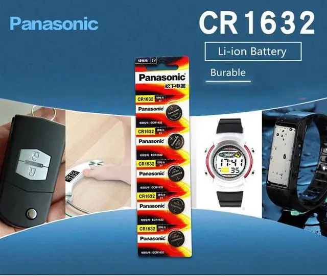 Alt view image 3 of 4 - 20PCA  cr1632 button cell coin battery 3v watch remote control car keys DL1632 ECR1632 GPCE1632 lithium battery