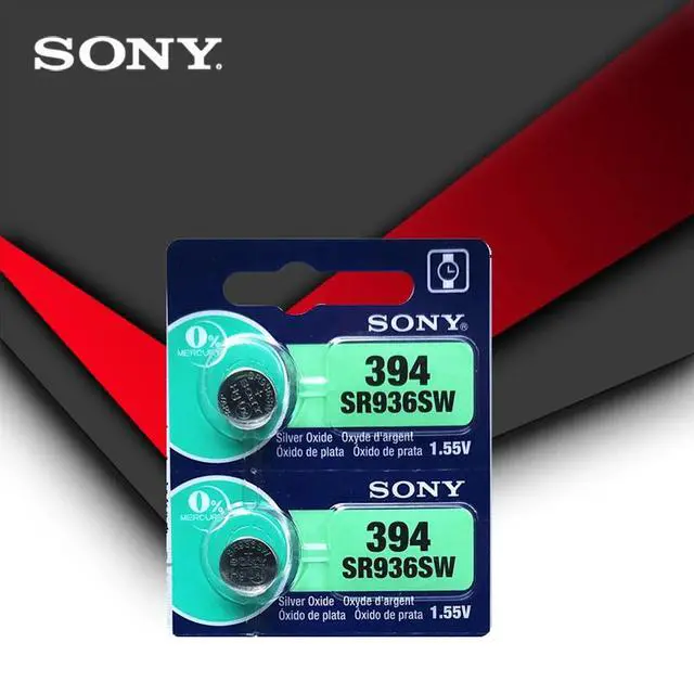 Alt view image 2 of 3 - 5pc Sony 394 SR936SW 936A LR45 L936 AG9 1.55V Silver Oxide Button Cell Coin Battery MADE IN JAPAN