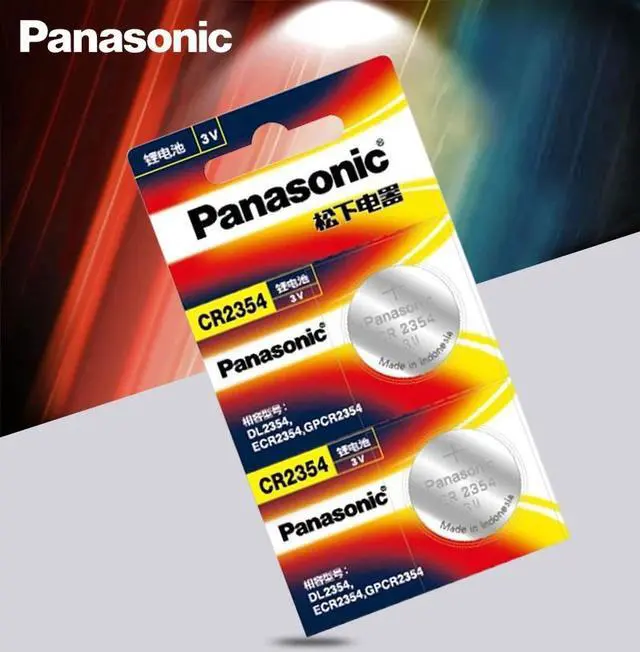 Alt view image 2 of 3 - Battery  Car remote key 3V Li battery CR2354 button battery instrument and meter batteries