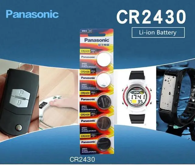 Alt view image 2 of 4 - Genuine CR2430 Button Cell Batteries 2PCS/LOT 3V Lithium Battery Watch/Toys/Remote Control DL2430 BR2430 KL2430