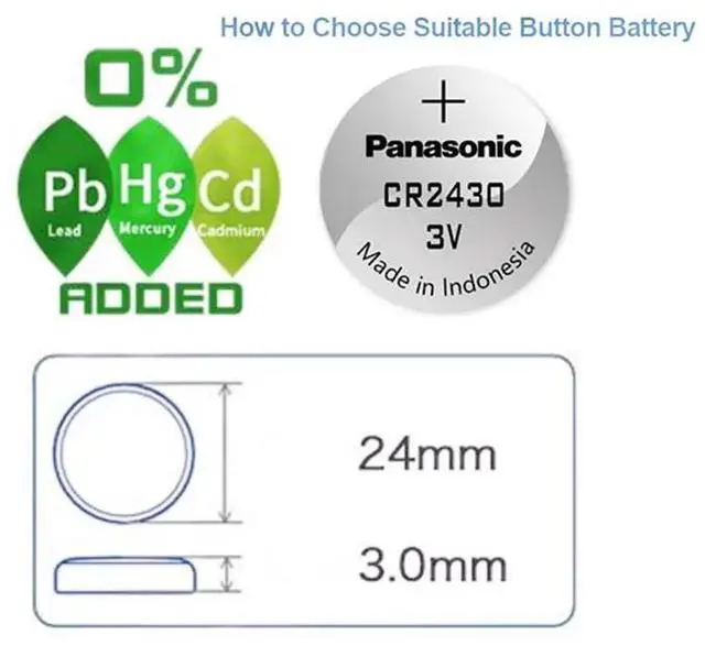 Alt view image 3 of 4 - Genuine CR2430 Button Cell Batteries 2PCS/LOT 3V Lithium Battery Watch/Toys/Remote Control DL2430 BR2430 KL2430