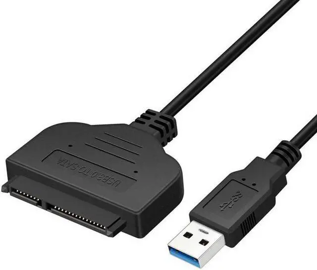 Alt view image 6 of 8 - USB 3.0 To 2.5" SATA III Cable 22 Pin Hard Drive Adapter Cable UASP-SATA To USB3.0 Converter Up To 6 Gbps For External SSD HDD