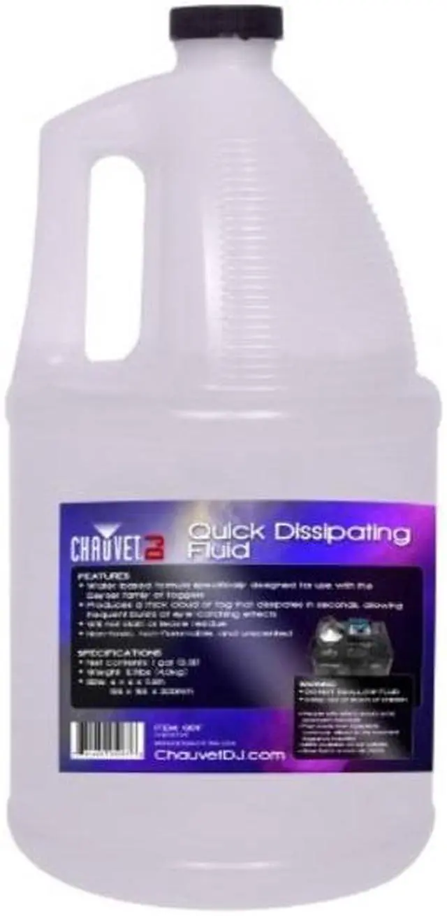 Alt view image 4 of 7 - Chauvet QDF Fog Fluid Gallon (Quick Dissipating)