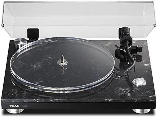 Alt view image 5 of 15 - TEAC TN-550 2-Speed Analog Turntable with Cartridge (Black)
