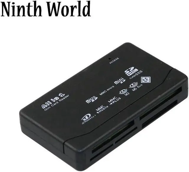 Alt view image 3 of 5 - In One Memory Card Reader USB External Cardreader SD SDHC Mini Micro M2 MMC XD CF Reader For MP3, Digital Camera