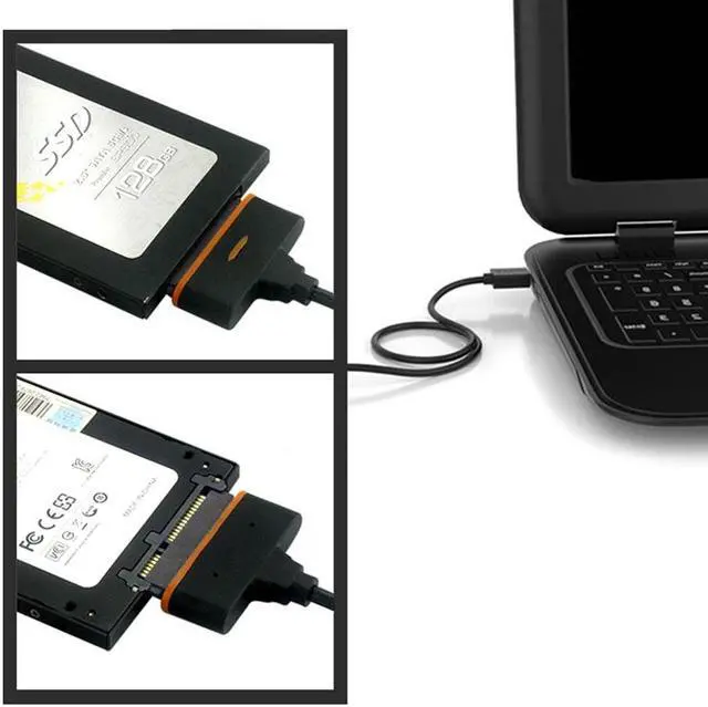 Alt view image 6 of 8 - USB 3.0 SATA 3 Cable Sata to USB Adapter Up to 6 Gbps Support 2.5 Inches External SSD HDD Hard Drive Sata III Cable
