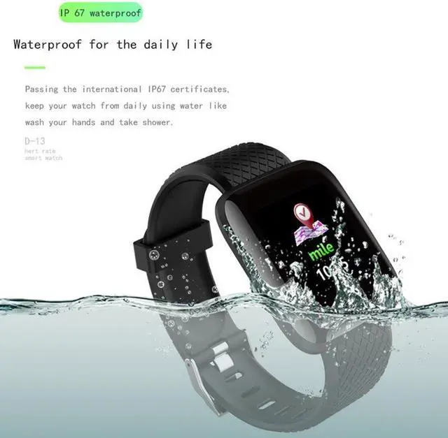 Alt view image 2 of 6 - Sport Smart Watch Men Waterproof Smartwatch Women Blood Pressure Heart Rate Monitor Health Fitness Tracker Watch For Android IOS