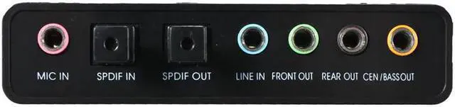 Alt view image 4 of 5 - 7.1 Channel External Optical Audio Fiber Sound Card S/PDIF for Laptop PC Computer Sound Track for HTPC Home Theatre