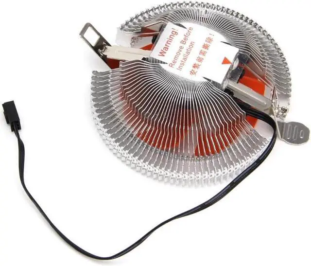 Alt view image 3 of 5 - 2200rpm CPU Silent Fan Cooler Cooling Heatsink For Intel LGA775/1155 AMD AM2/3