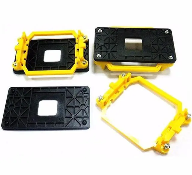 Alt view image 2 of 6 - Plastic CPU Cooler Cooling Retention Fan Bracket Mount For AMD Socket AM3 AM3+ AM2 AM2+ 940 CPU's Motherboards 11x8cm Light