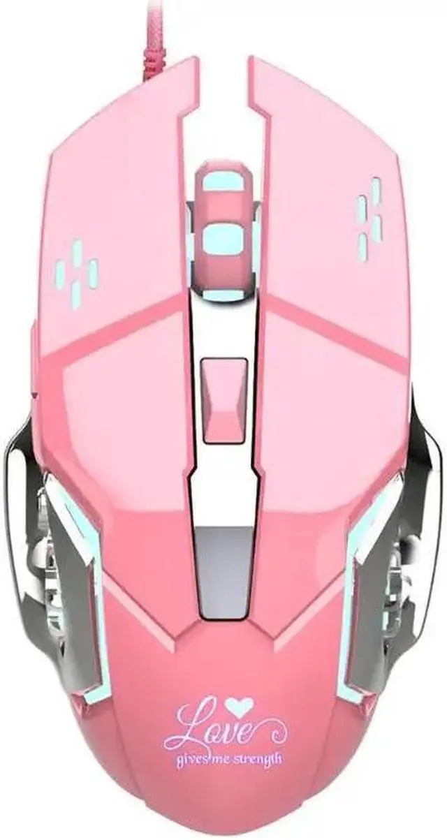 Main image of Wired Gaming Mouse 3200DPI 6 Buttons Gamer Mouse Pink Mice Special for Gamer Girl for PC Computer Gaming