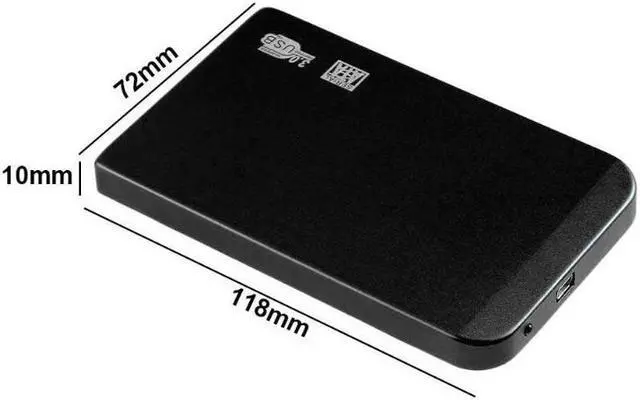 Alt view image 5 of 6 - Ultra Thin HDD Case SATA to USB 3.0 SSD Adapter Hard Drive Case External HDD Enclosure for 2.5 inch HDD SSD hard disk(Blue)