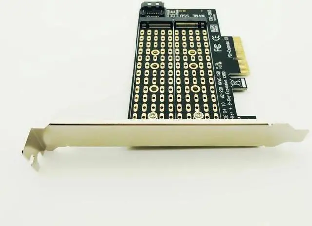 Alt view image 4 of 6 - Add On Cards PCIE to M2/M.2 Adapter SATA M.2 SSD PCIE Adapter NVME/M2 PCIE Adapter SSD M2 to SATA PCI E Card M Key +B Key