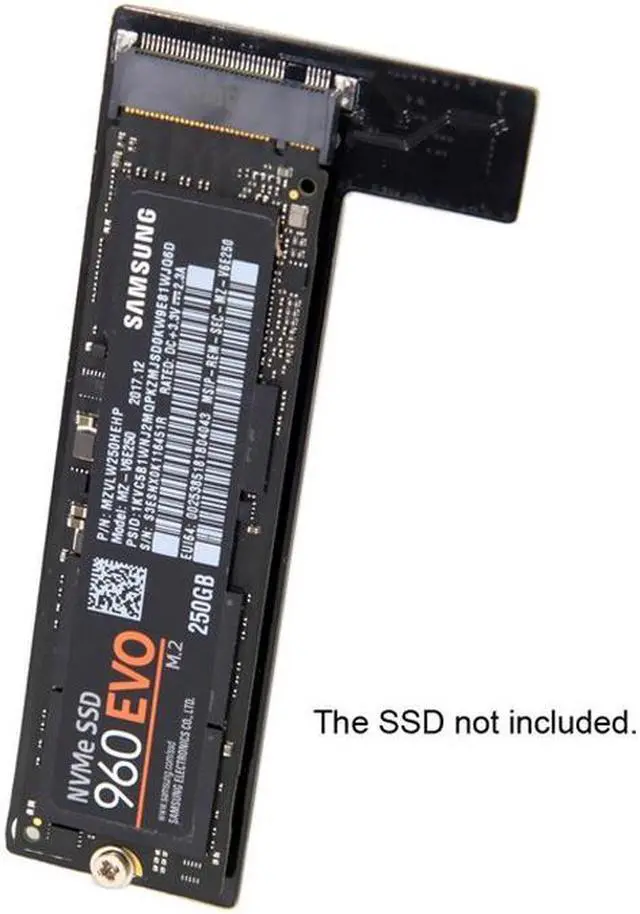 Alt view image 4 of 6 - PCI-E x4 x2 M.2 NGFF M-Key NVME AHCI SSD Converter Card Adapter Raiser for 2014 Macbook Mini A1347 MEGEN2 MEGEM2 MEGEQ2 NVME SSD