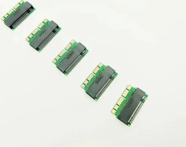 Alt view image 2 of 6 - 5PCS M key M.2 PCI-e AHCI SSD Adapter Card for 2013 2014 2015 MACBOOK Air A1465 A1466 Pro A1398 A1502 A1419 NGFF to MD711 MD712