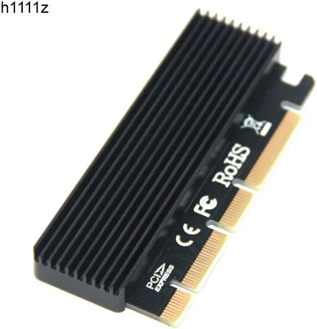 Main image of M.2 SSD PCIE Adapter SSD Case PCI Express X4 X8 X16 NVME M2 SSD 2230 2242 2260 2280 Hard Drive Enclosure Black Aluminum Caddy