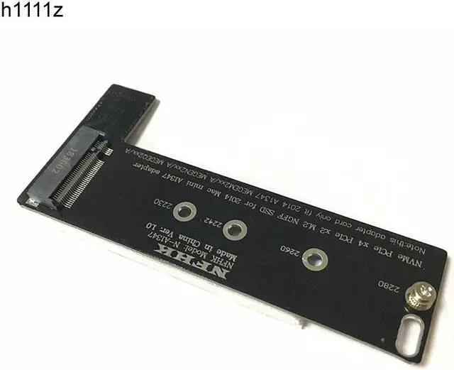 Main image of PCI-E x4 x2 M.2 NGFF M-Key NVME AHCI SSD Converter Card Adapter Raiser for 2014 Macbook Mini A1347 MEGEN2 MEGEM2 MEGEQ2 NVME SSD