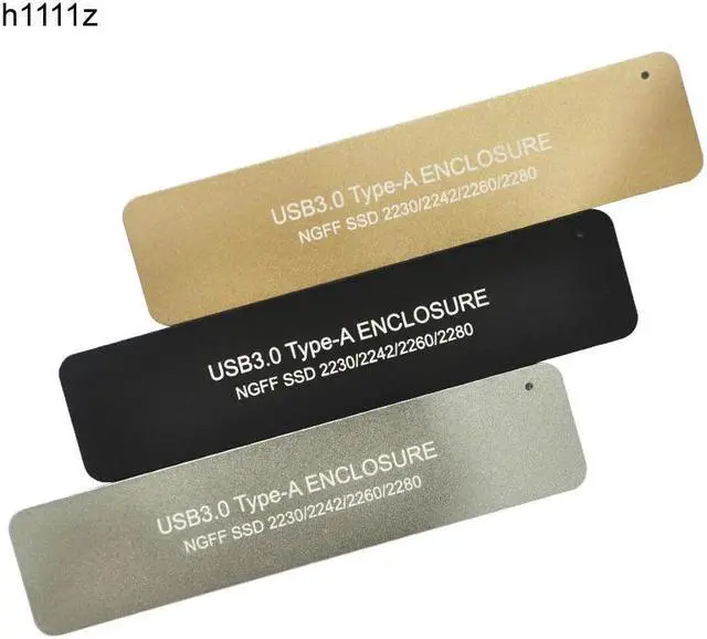Alt view image 5 of 5 - HDD Case USB3.0 TYPE-A TO NGFF M2 SSD External Enclosure USB Enbedded Hard Drive Adapter for 2230 2242 2260 2280 M2 SSD