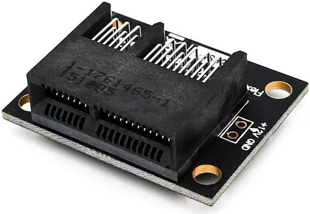 Alt view image 4 of 6 - PCI Express PCI-E 1X to 1X Extension Ribbon Cable Gold-plated Connector Adapter PCIE Extender for Motherboard Riser Card Mining