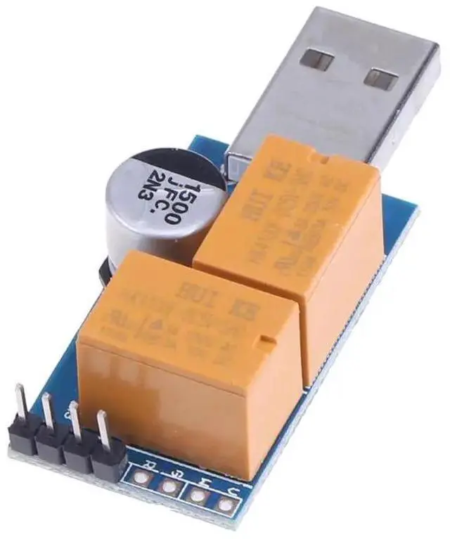 Alt view image 6 of 6 - USB WatchDog Card Double Relay 24H Blue Screen Unattended Automatic Restart For 24H PC Server Computer Gaming Mining Miner