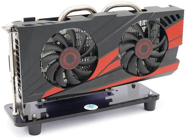 Alt view image 4 of 6 - Graphics Cards Stand DIY ATX Case PCI-E External Built-in Kickstand Mounting Bracket for PCIE x1 x4 x16 Riser Cable R L Version