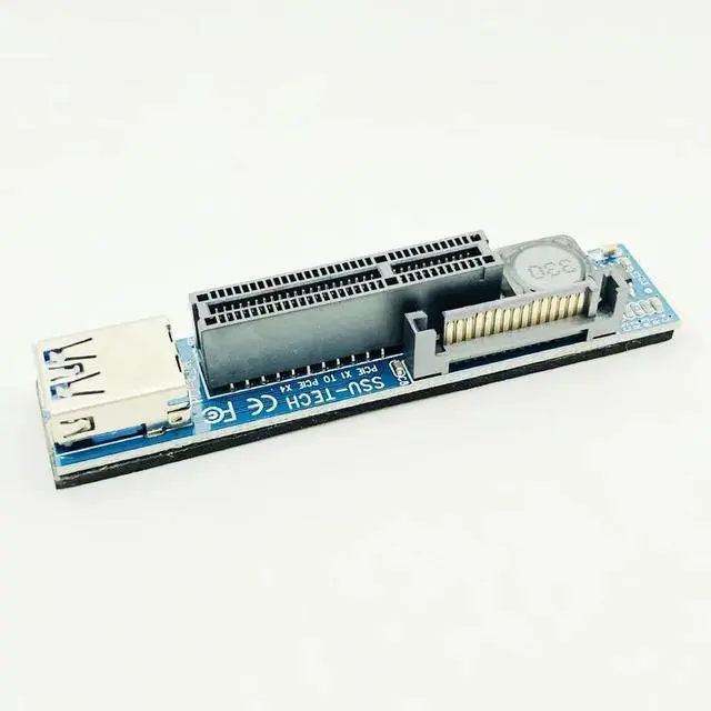 Alt view image 5 of 6 - Adapter PCI Express USB 3.0 Raiser Extender PCIE Riser PCI-E Computer Accessories Desktop Card Riser PCI E Riser for Video Card