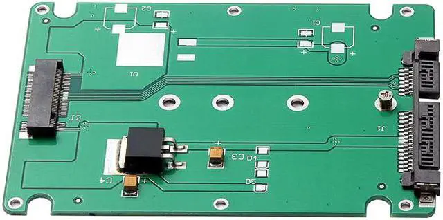 Alt view image 4 of 6 - M2 SATA adapter M.2 NGFF to 2.5 inch 2.5 '' SATA 22pin SSD converter Card