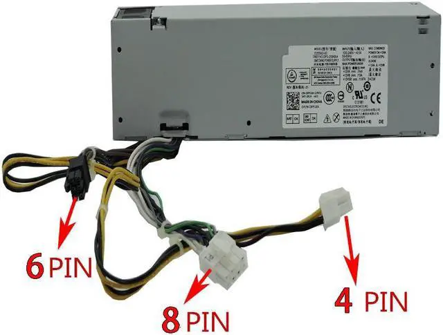 Alt view image 3 of 4 - 255W Server Power Supply 3020 7020 9020 SFF 255W Desktop Power Supply L255ES-00 255W Power Supply NT1XP,H1FWX,FN3MN,L255AS-00
