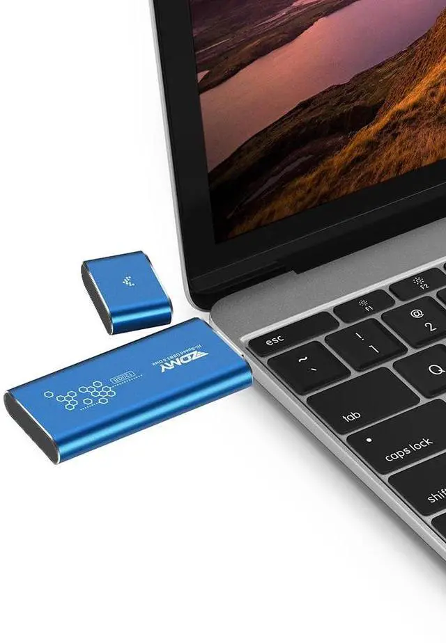 Alt view image 6 of 6 - External M.2 NGFF SSD USB3.0 128GB Portable Solid State Drive High Speed SSD U Disk for Mobile Phone PC for MAC Windows Linux OS