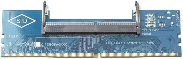 Alt view image 5 of 6 - Computer Components DDR4 Laptop SO-DIMM to Desktop DIMM Memory RAM Connector Adapter Desktop PC Memory Cards Transfer Adaptor