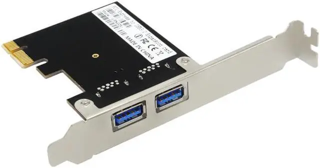 Alt view image 6 of 6 - USB 3.0 PCI-E Expansion Card External 2 Port USB3.0 PCIe Card with 2 Power Module NEC Chip for Desktop PC Computer
