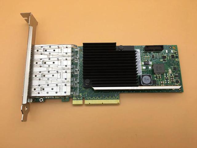 Alt view image 4 of 6 - 4 Port SFP+ 10G PCIE X8 LC Fiber Ethernet Converged Network Adapter NIC X710-DA4