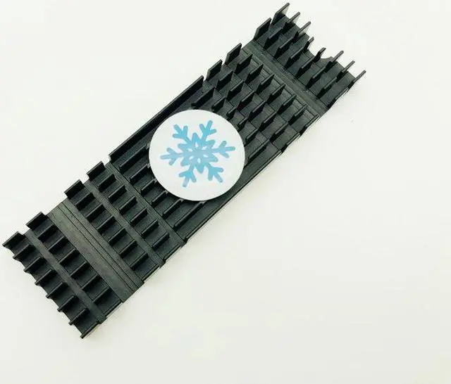 Alt view image 2 of 6 - 5PCS N80 NVME NGFF M.2 2280 PCIE SSD Heatsink Passive Cooling Cooler Aluminum Heat Sink Thermal Pad Heat Dissipation Radiator