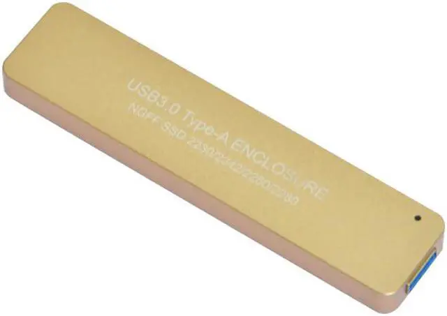 Alt view image 2 of 5 - HDD Case USB3.0 TYPE-A TO NGFF M2 SSD External Enclosure USB Enbedded Hard Drive Adapter for 2230 2242 2260 2280 M2 SSD