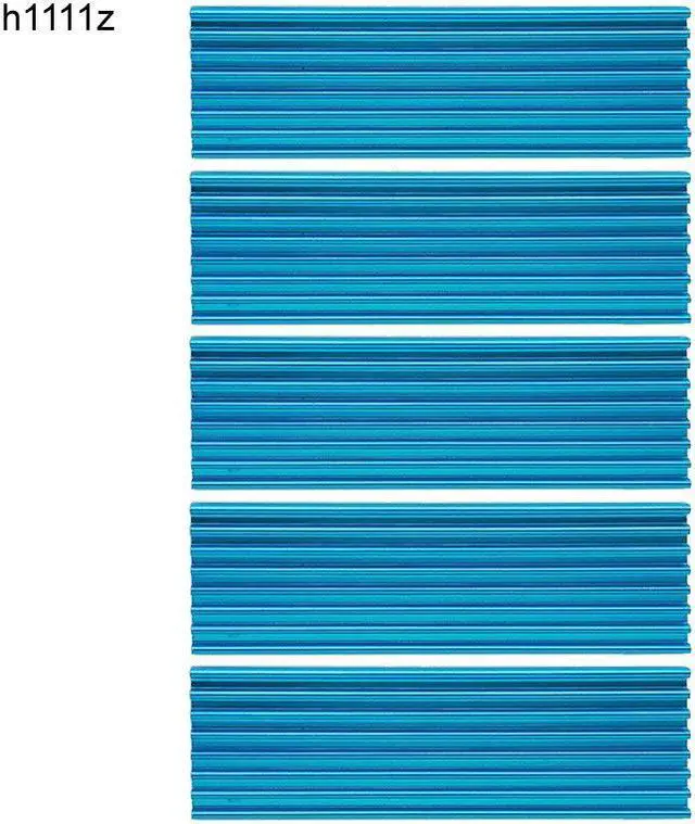 Main image of 5PCS M.2 Heatsink SSD Aluminum alloy Heatsink Cooler Heat sink Thermal Conductive Adhesive For M.2 NGFF 2280 PCI-E NVME SSD Blue