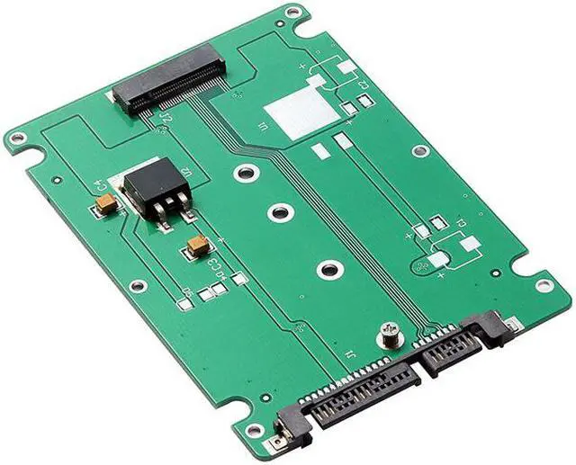 Alt view image 3 of 6 - M2 SATA adapter M.2 NGFF to 2.5 inch 2.5 '' SATA 22pin SSD converter Card