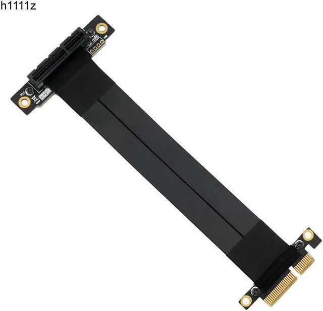 Main image of PCI Express Extension Cable Riser PCI-E X4 to X4 PCIE Extender Flexible Cable Adapter Riser Card PC Cable for Graphics Card 24cm
