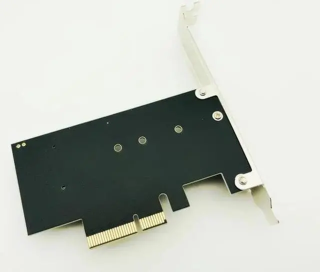 Alt view image 6 of 6 - Socket M key M.2 NVMe SSD to PCIe Adapter Card Support PCI Express 3.0 x4 2230 2242 2260 2280 Size M.2 SSD FULL SPEED Riser Card